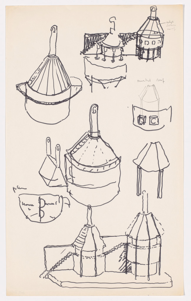 Fun House, San Fernando Valley, CA (Perspective sketches)