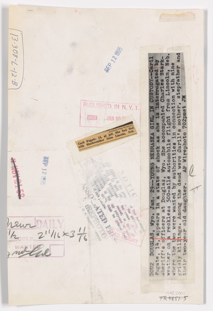 "Young Nebraska Girl in Custody"