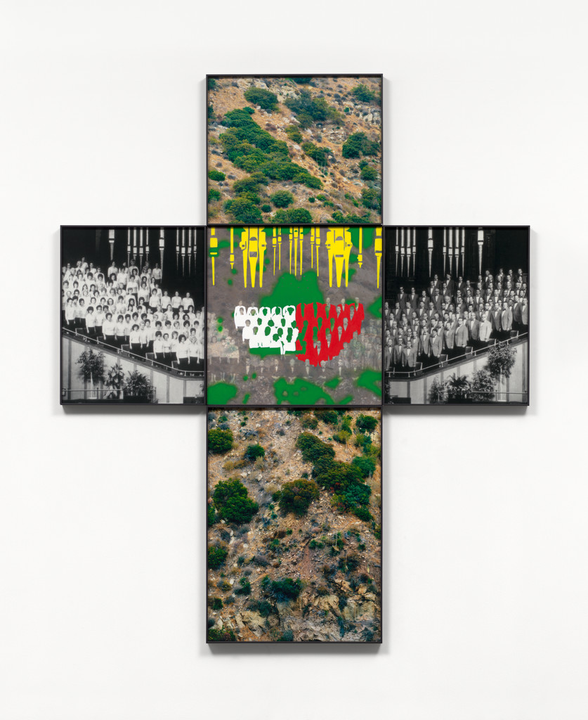 Intersection Series: Landscape and Chorale, John Baldessari, c. 2002