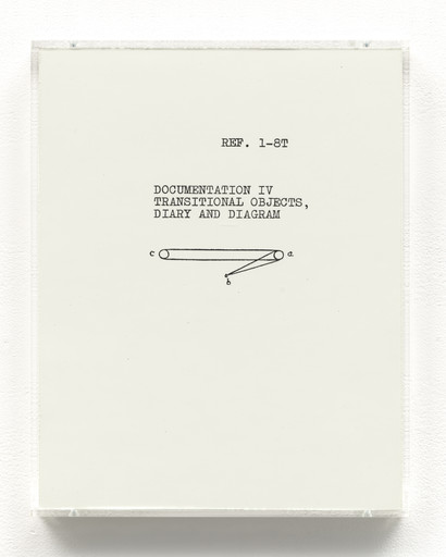 Mary Kelly. Post-Partum Document: Documentation IV, Transitional Objects, Diary and Diagram (prototype). 1976/2015