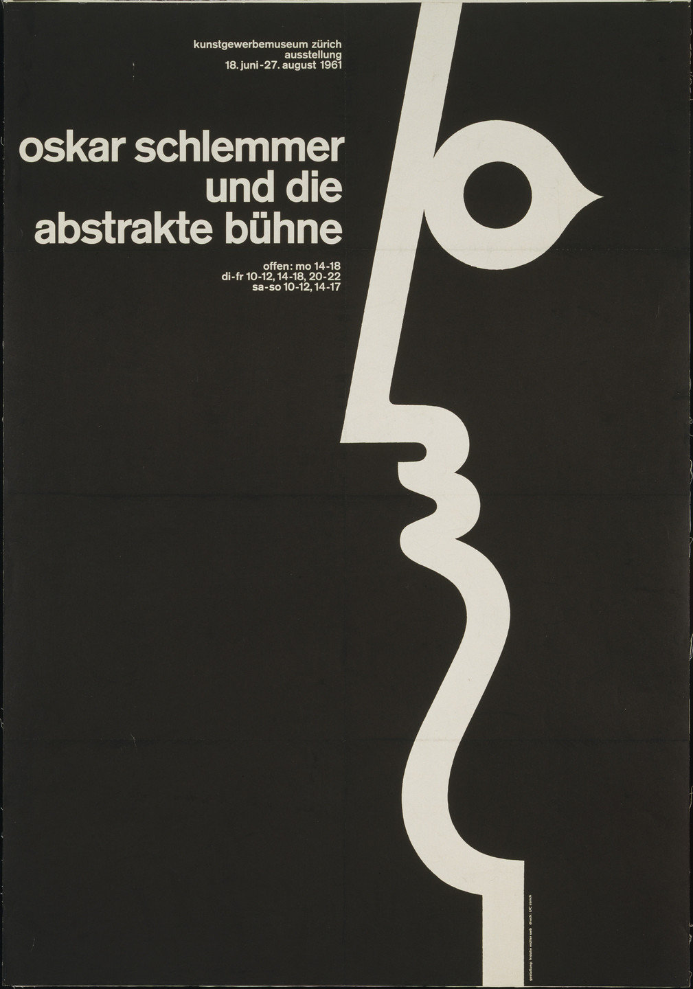Fridolin Müller. Oskar Schlemmer und die Abstrakte Bühne. 1961