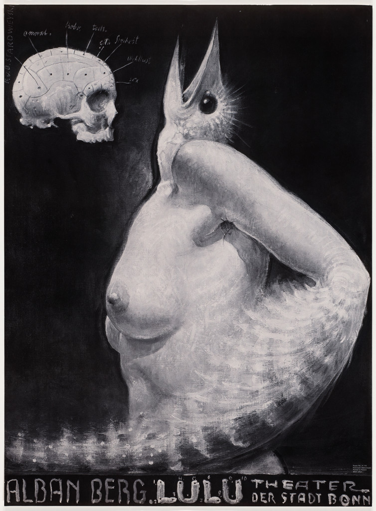 Lulu (Poster for production of Alban Berg's opera in Bonn, Germany)