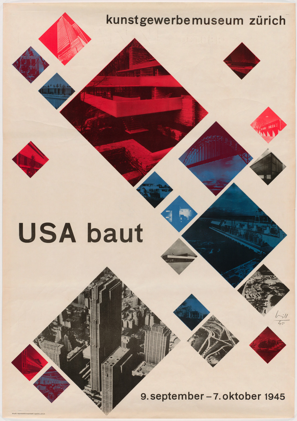 Max Bill. USA Baut. 1945