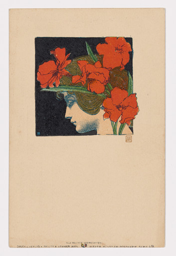 Koloman Moser. Wiener Künstler-Postkarte Serie I / 5. 1898