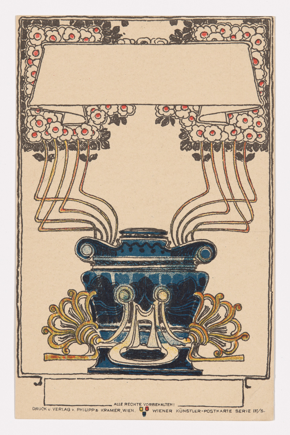 Unknown artist. Wiener Künstler-Postkarte Serie 3/5. c. 1898