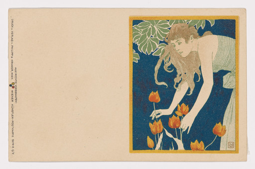 Koloman Moser. Wiener Künstler-Postkarte Serie 2/7. c. 1898