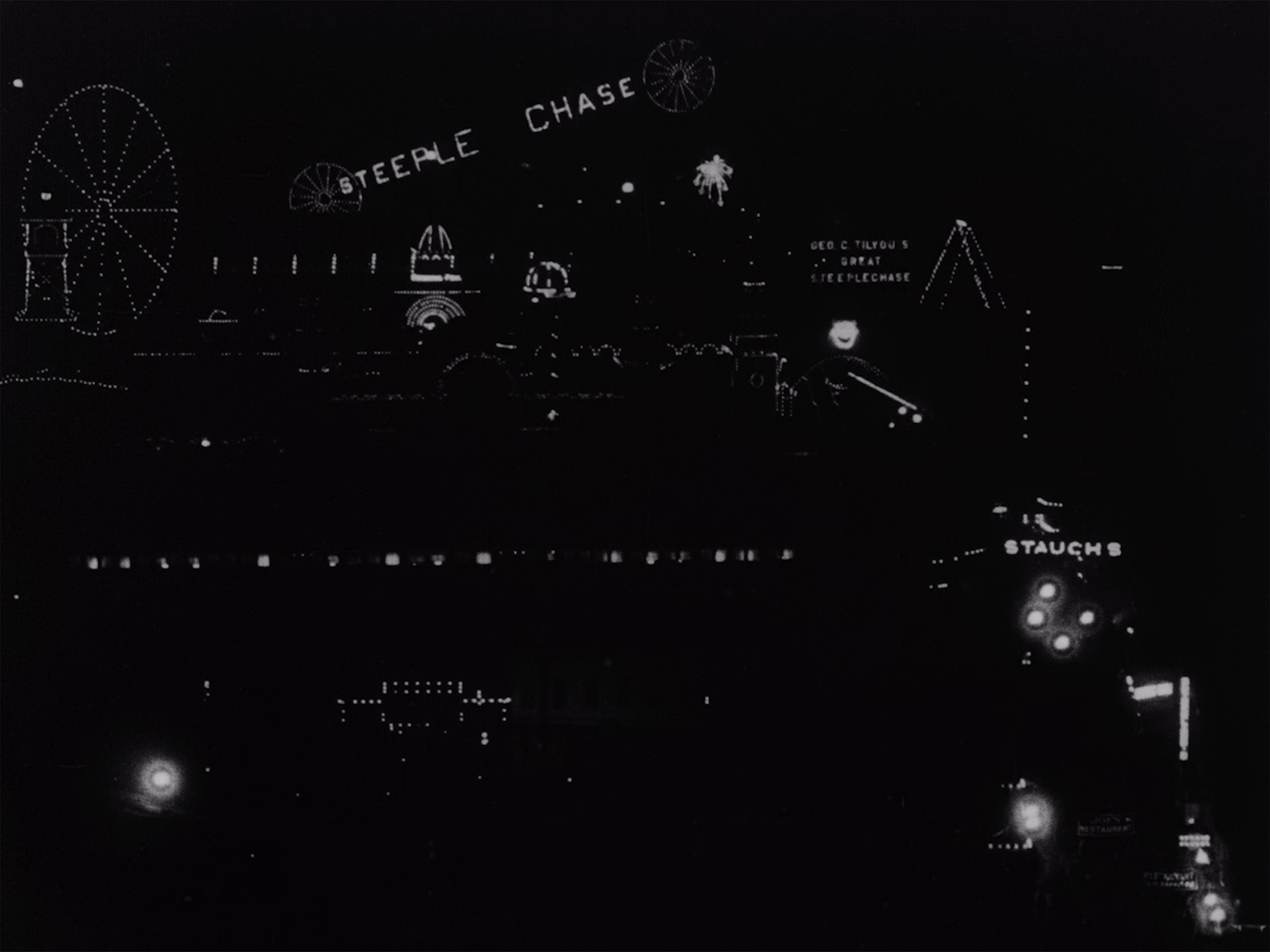 Edwin S. Porter. Coney Island at Night. 1905