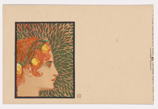 Koloman Moser. Wiener Künstler-Postkarte Serie 4/7. c. 1898