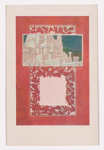 Josef Hoffmann. Wiener Künstler-Postkarte Serie 33/8. c. 1898