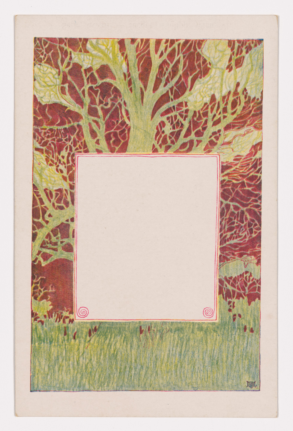 Josef Hoffmann. Wiener Künstler-Postkarte Serie 33/7. c. 1898