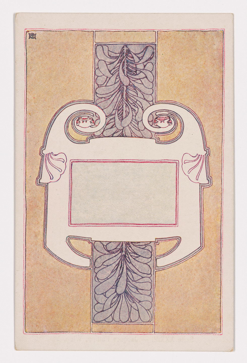 Josef Hoffmann. Wiener Künstler-Postkarte Serie 33/9. c. 1898