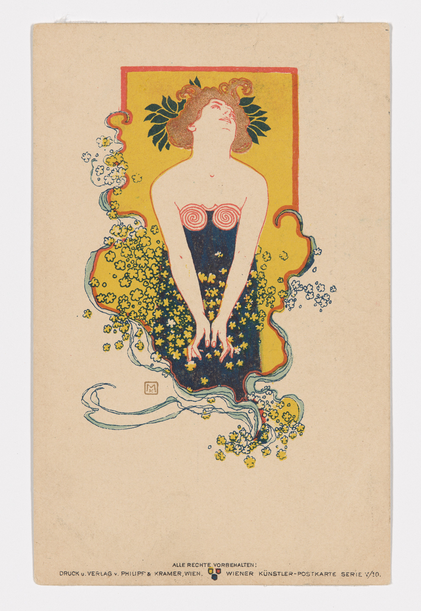 Koloman Moser. Wiener Künstler-Postkarte Serie 5/10