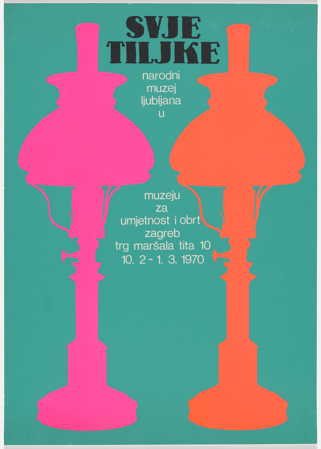 Mihajlo Arsovski. Svjetiljke (Lamps), Muzej za umjetnost i obrt . Zagreb,. 1970