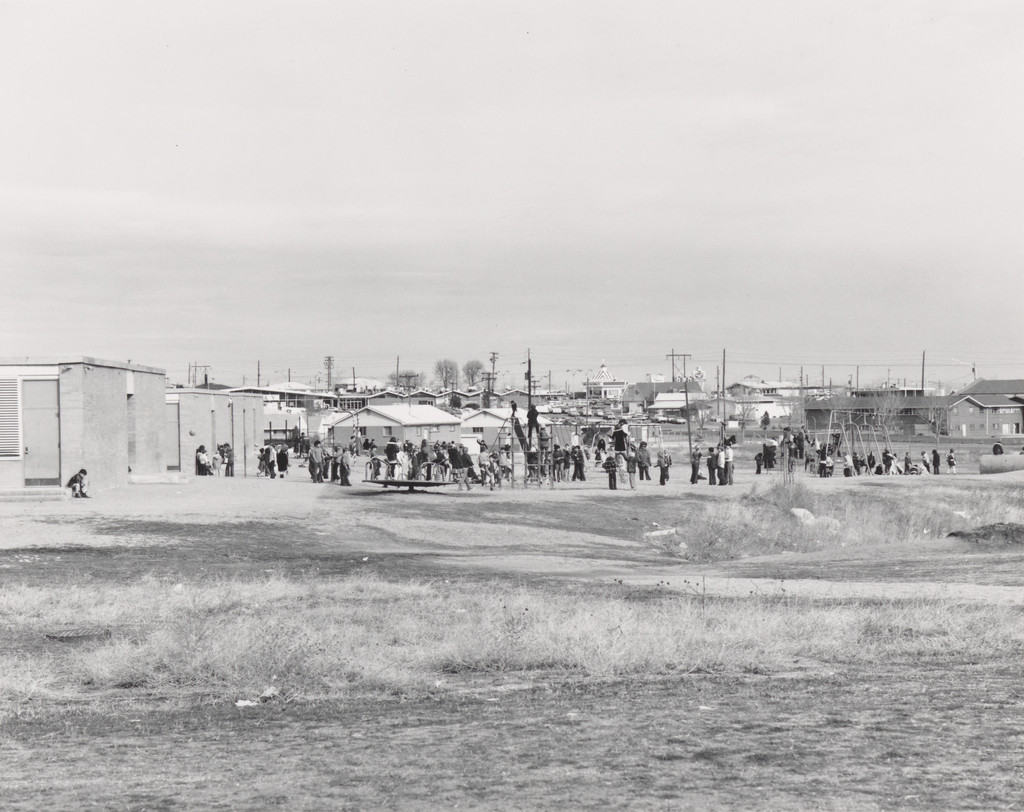 Recess at a School in a Commercial Zone, the North Edge of Denver, Colorado