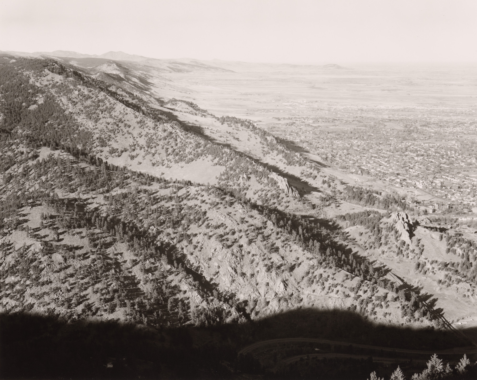 Robert Adams. Above Boulder, Colorado