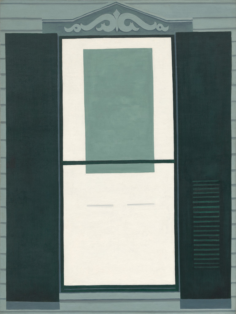 Farmhouse Window and Door by Georgia O'Keeffe