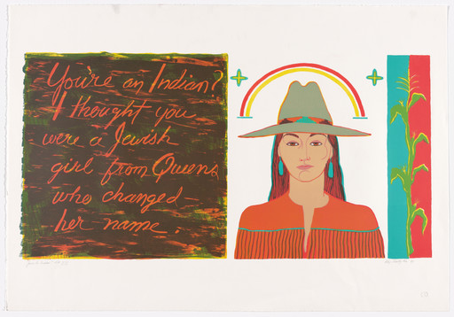 Kay WalkingStick. You’re an Indian?. 1995