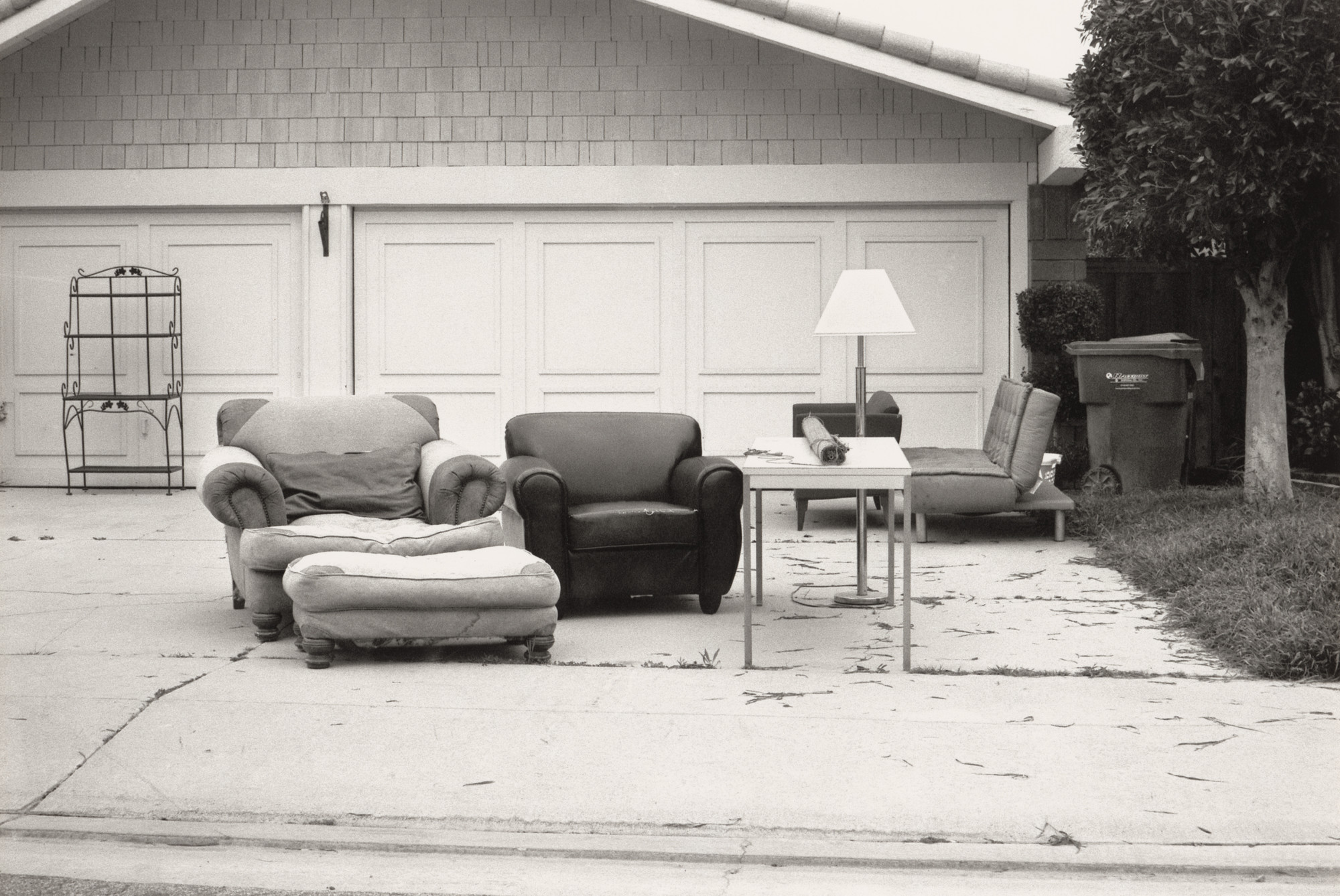 Ed Templeton, Deanna Templeton. Furniture on Driveway, Huntington Beach