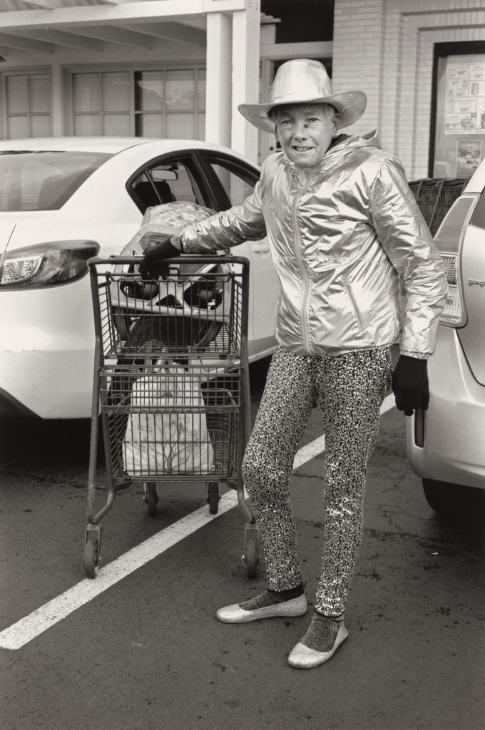 Huntington Beach (Woman with shopping cart)