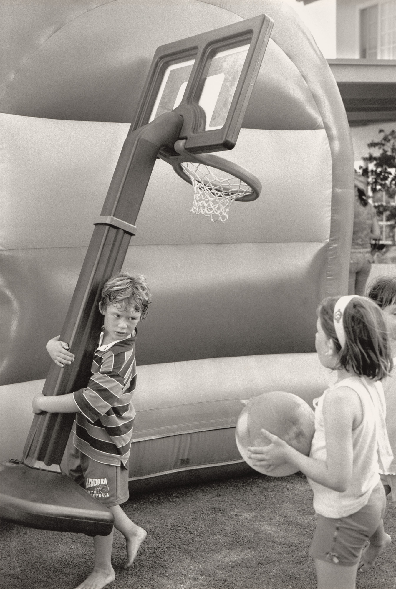 Ed Templeton, Deanna Templeton. Huntington Beach (Boy with Basketball Hoop)