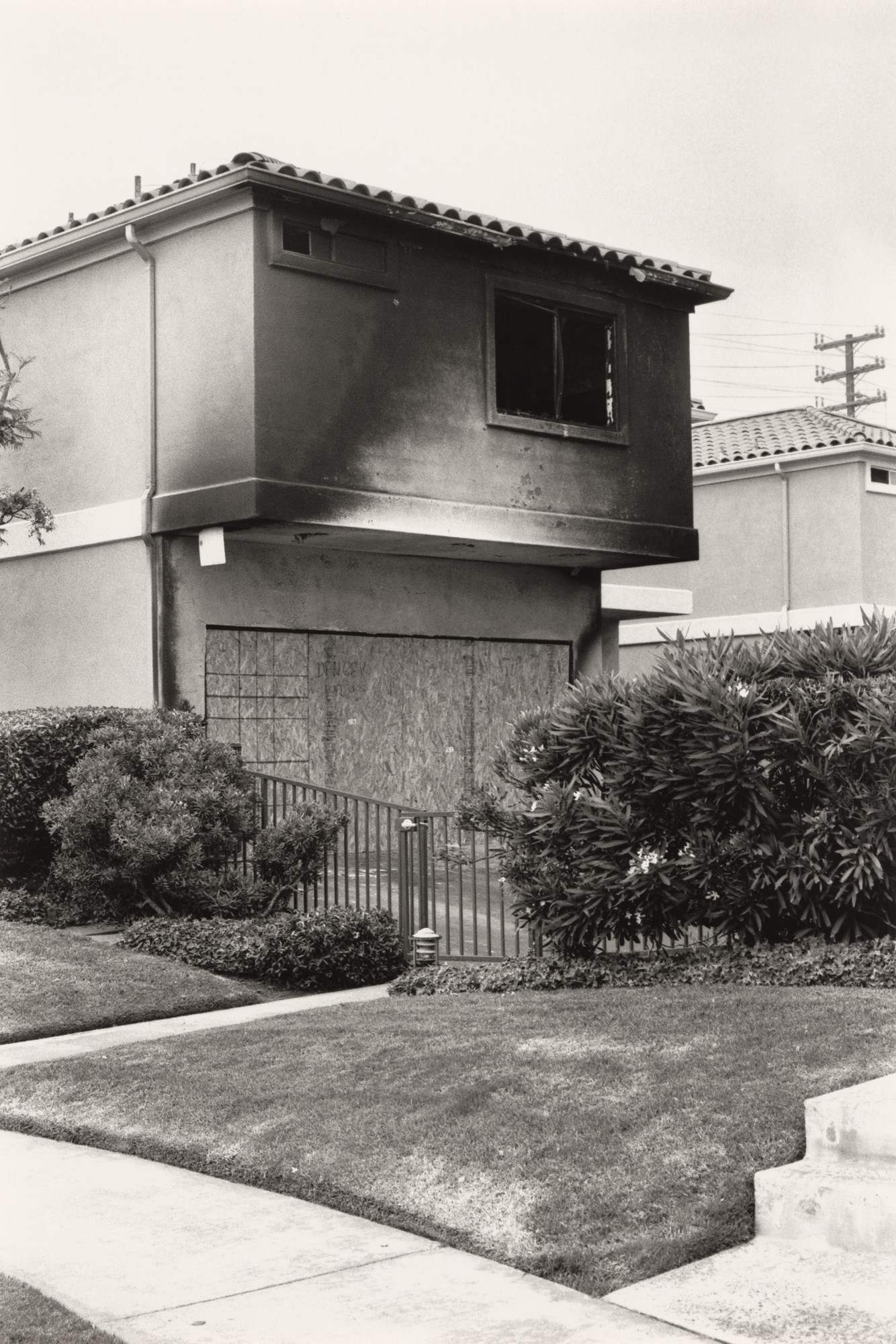 Ed Templeton, Deanna Templeton. Huntington Beach (Burnt Apartment)