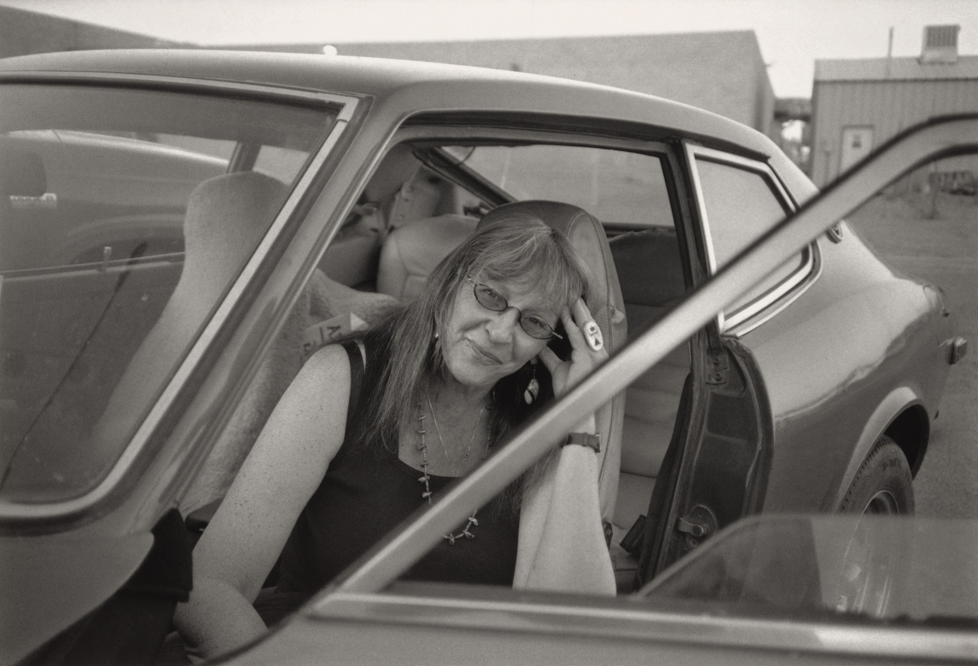 Ed Templeton, Deanna Templeton. Untitled (Woman in Car Tuba City, AZ)