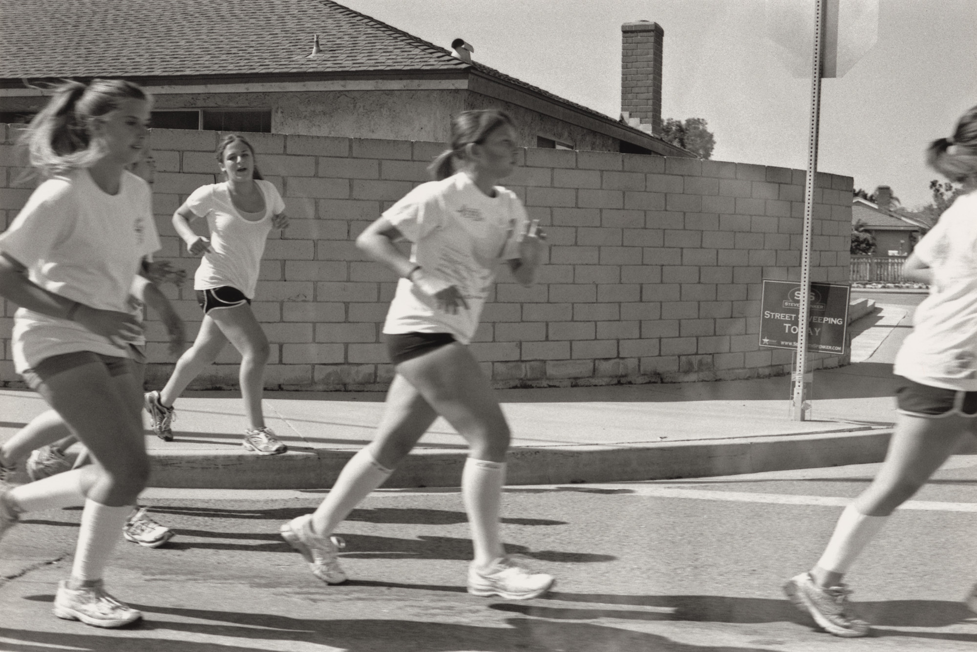 Ed Templeton, Deanna Templeton. Girls Running, Huntington Beach