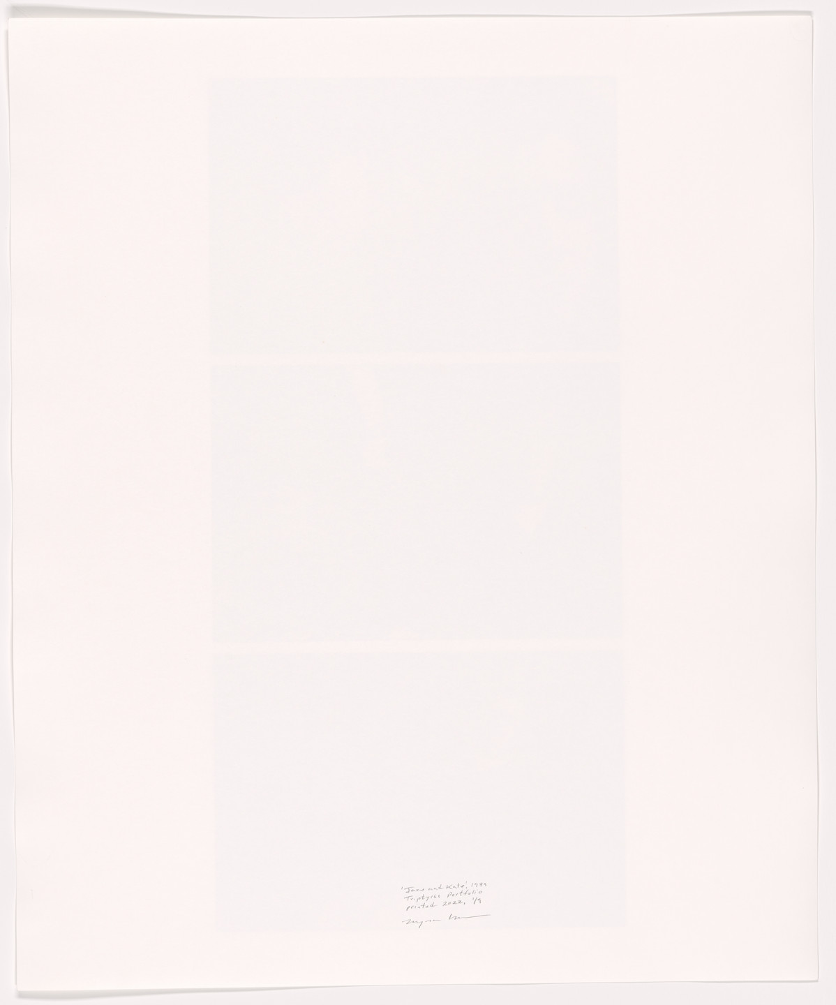 Moyra Davey. Triptychs. 1979