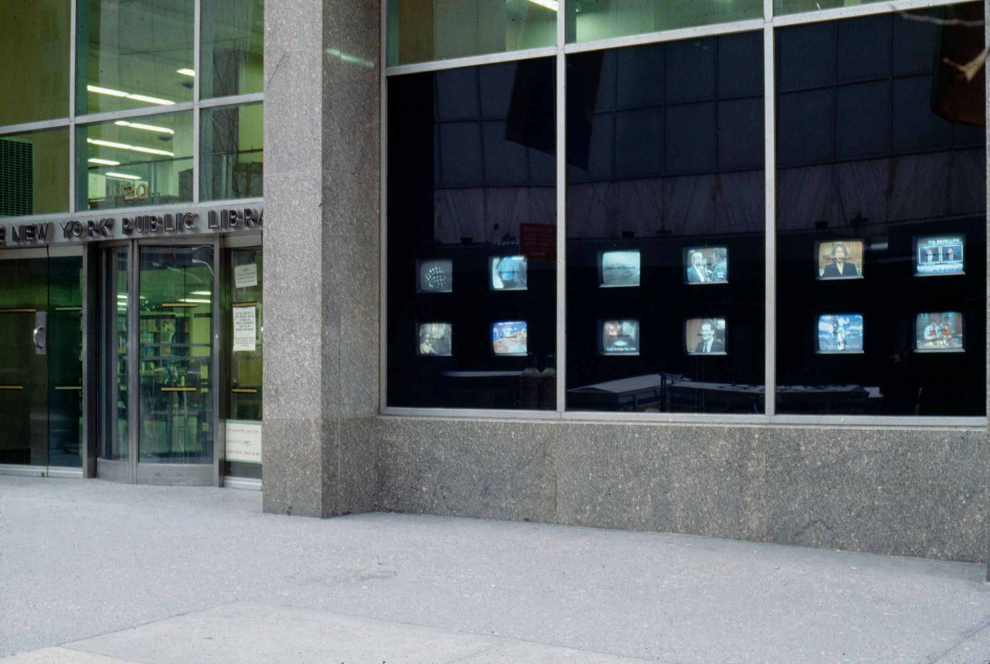 Gretchen Bender. TV Text and Image (Donnell Library Center Version). 1990