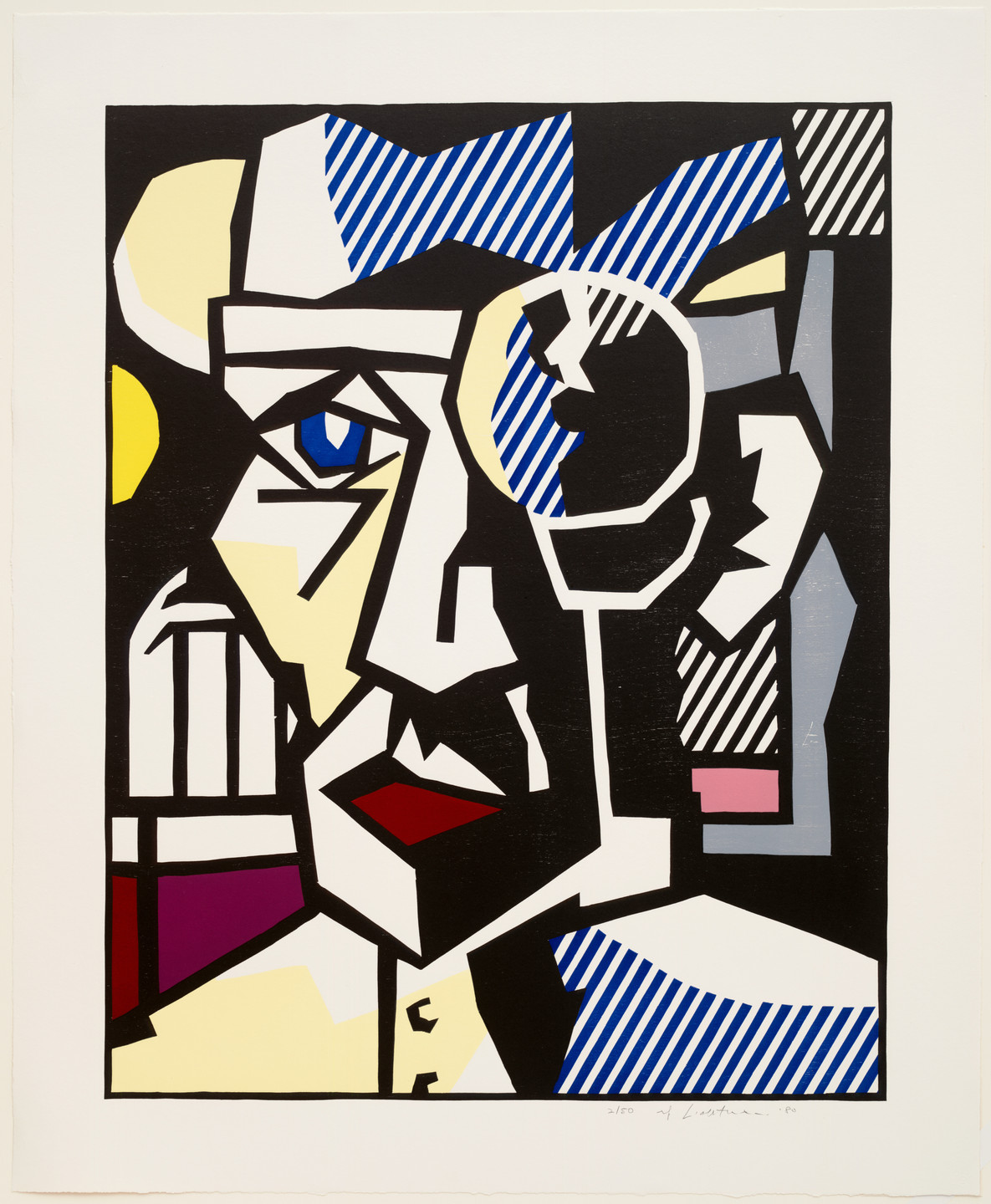 Roy Lichtenstein. Dr. Waldmann from Expressionist Woodcuts. 1980