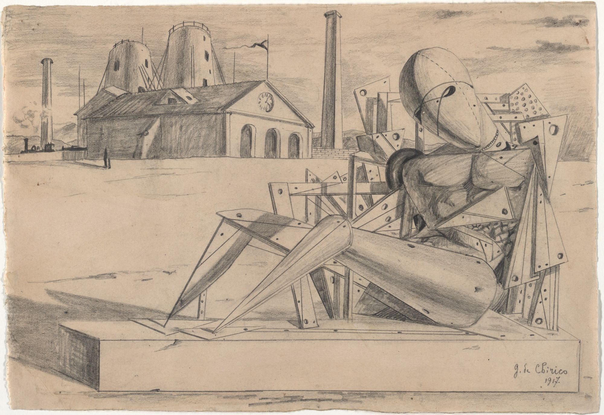 Giorgio de Chirico. Solitude. 1917