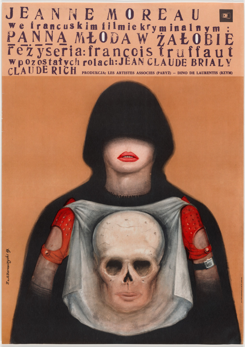 Franciszek Starowieyski. Panna Mloda w Zalobie. 1969