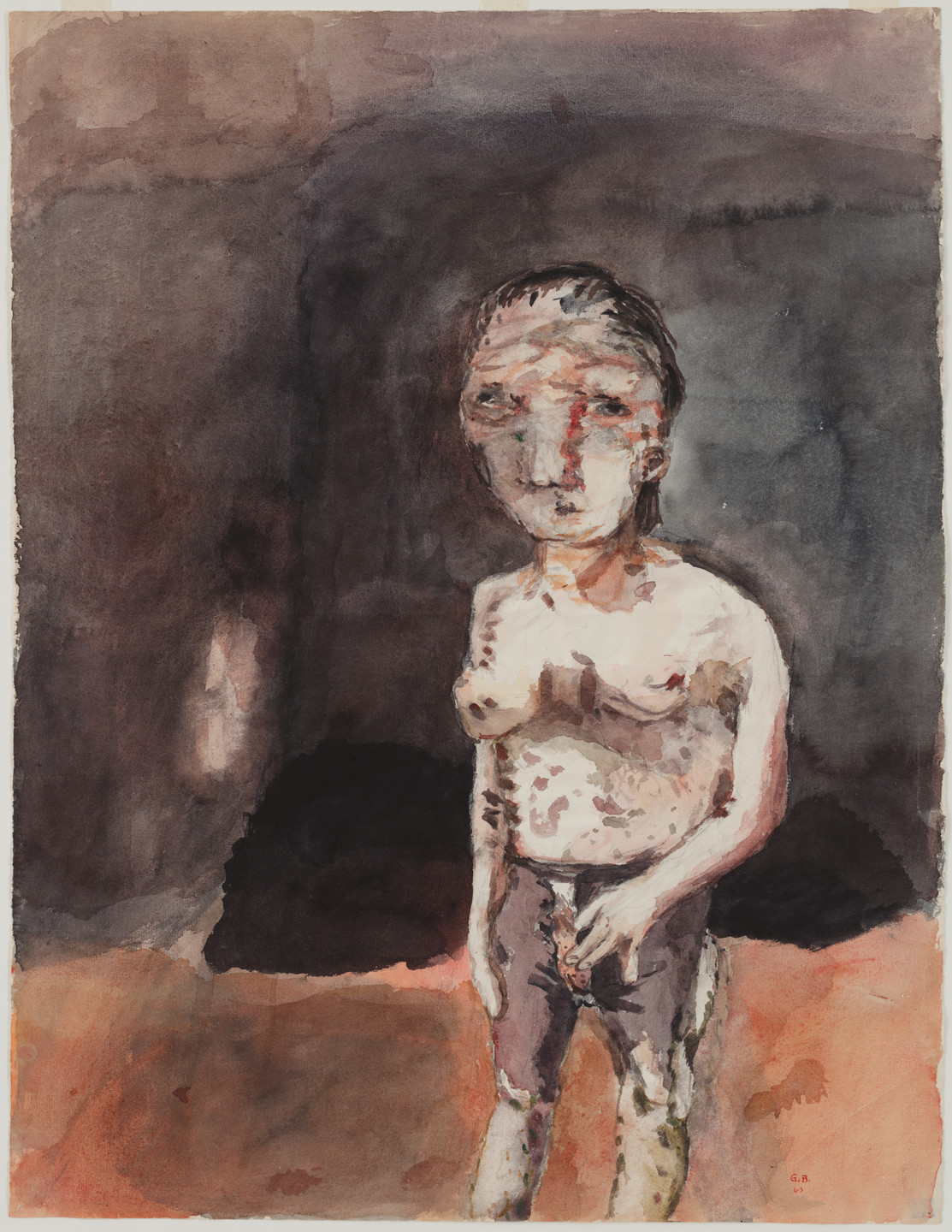 Georg Baselitz. Big Night Down the Drain. 1963
