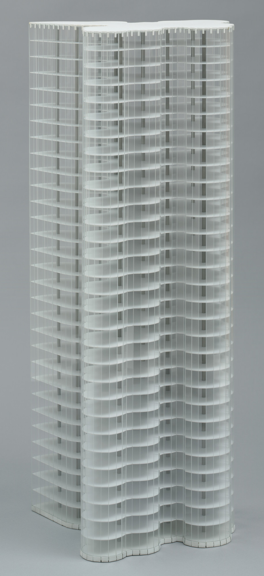 Ludwig Mies van der Rohe. Friedrichstrasse Skyscraper Project, Berlin-Mitte, Germany (Scale model, 1:200)