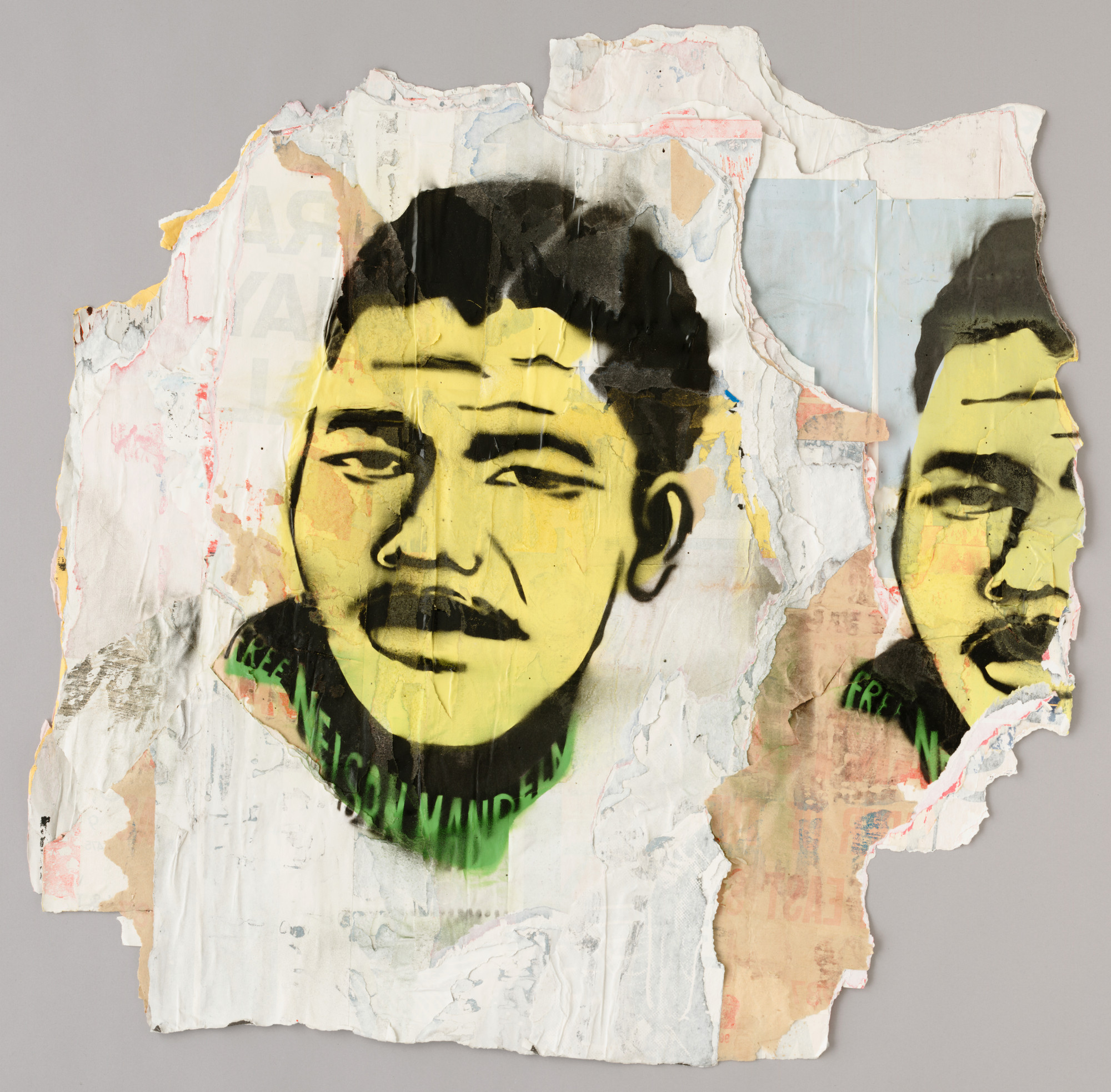 David Hammons. Free Nelson Mandela. 1987 | MoMA