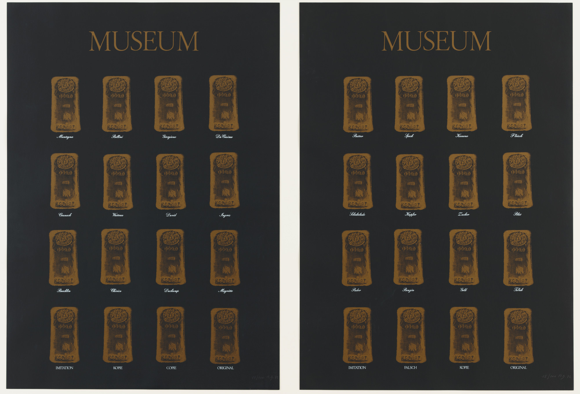 Marcel Broodthaers. Museum–Museum. 1972