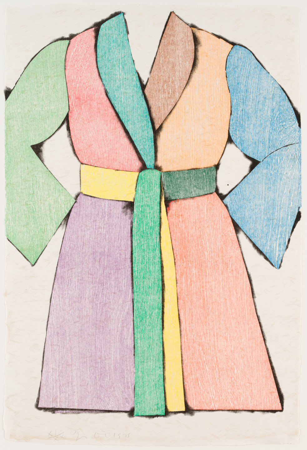 Jim Dine. The Woodcut Bathrobe. 1975