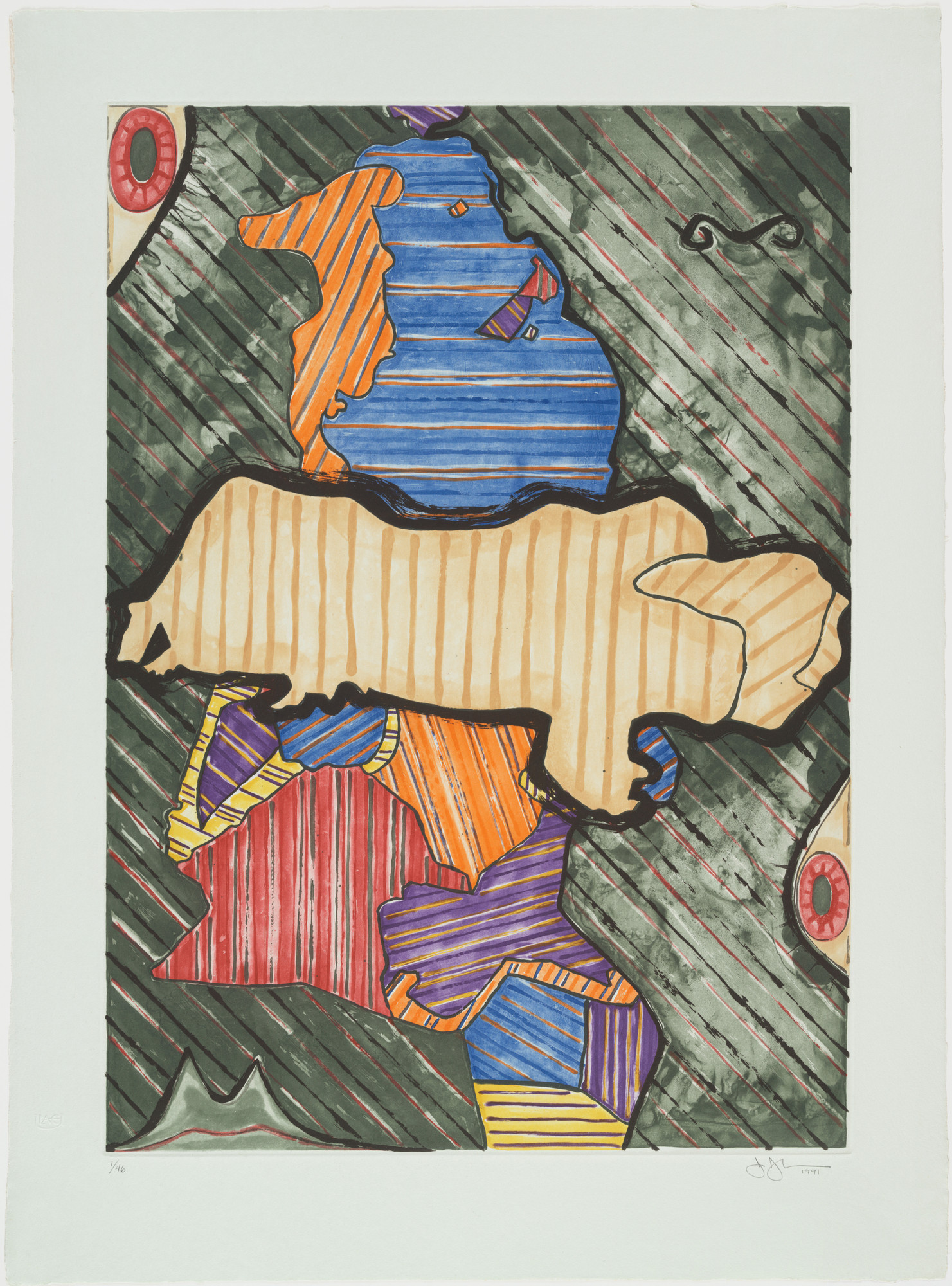 Jasper Johns. Green Angel
