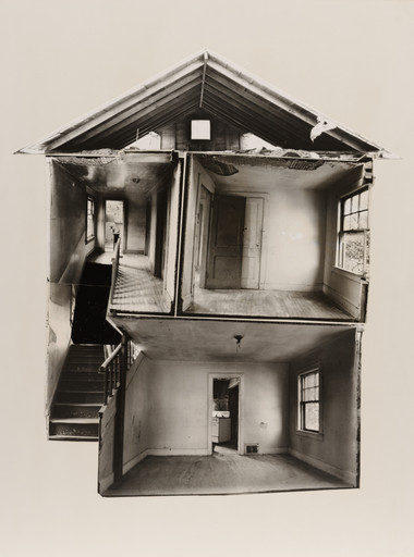 Gordon Matta-Clark. Splitting. 1974