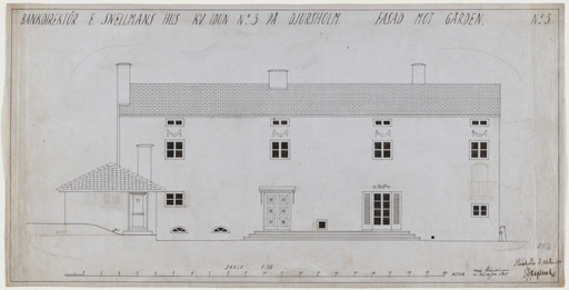 Villa Snellman, Djursholm, Sweden
Exterior elevation