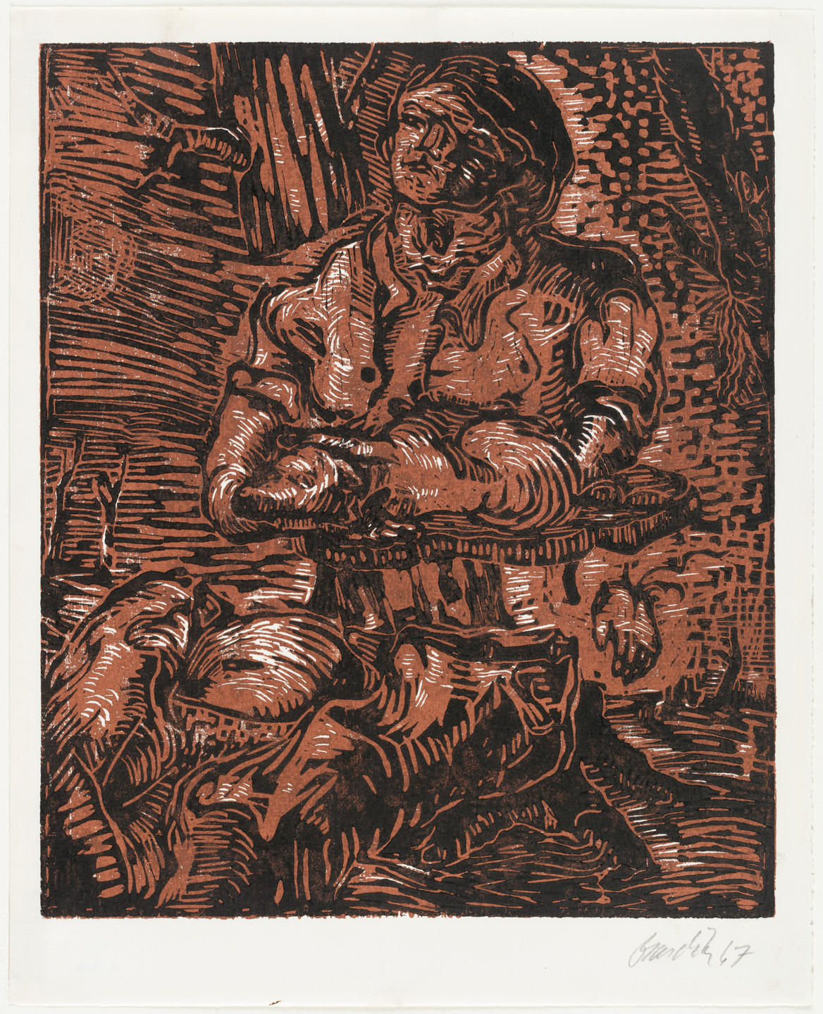 Georg Baselitz. Untitled. 1967