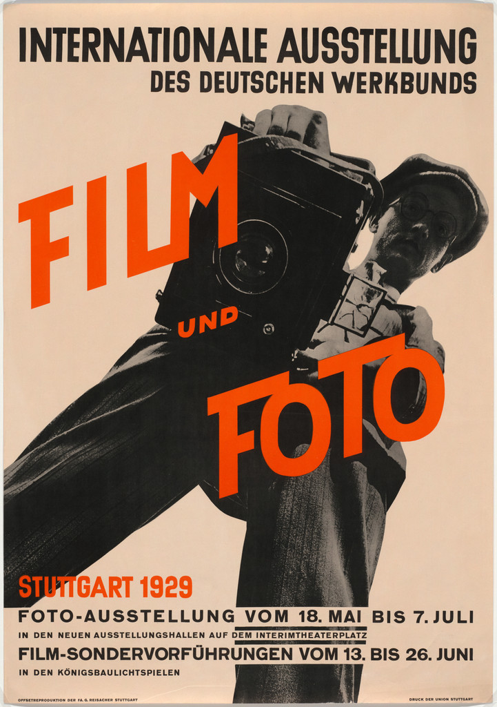 Film und Foto (Poster for exhibition organized by the Deutsche Werkbund, the German association of architects, designers and industrialists)