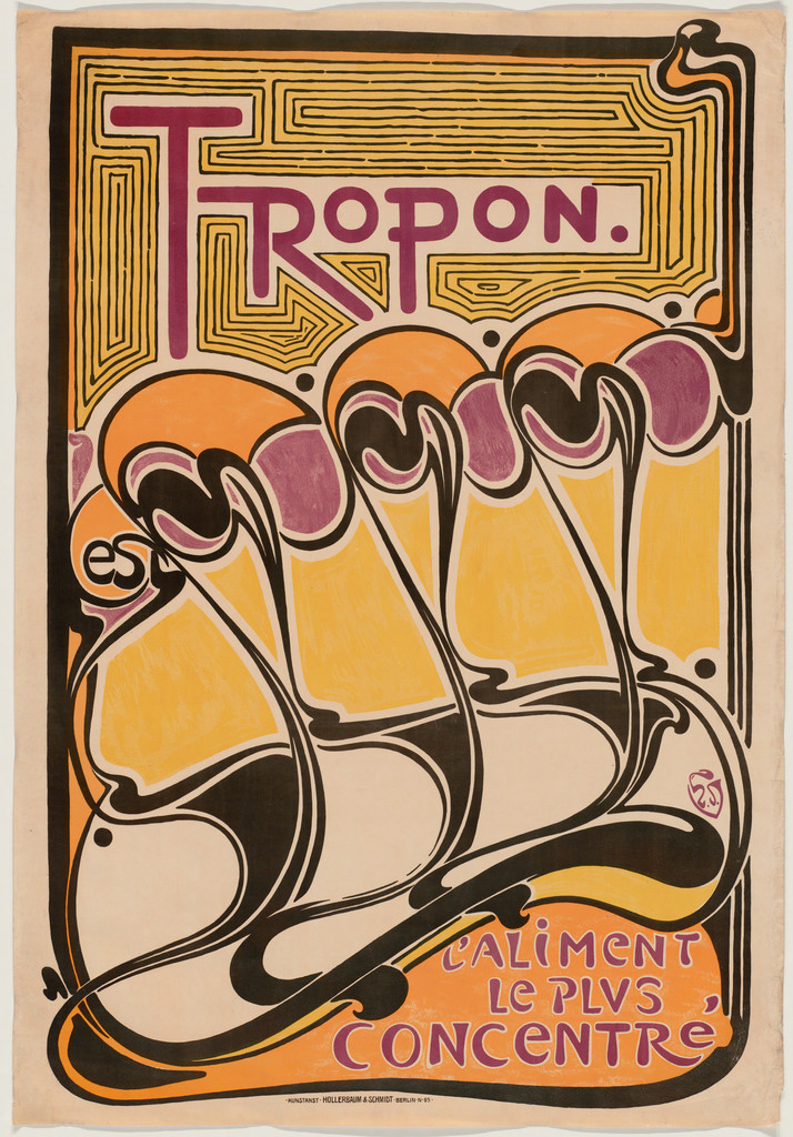 Tropon, l'Aliment Le Plus Concentré (Tropon, the most concentrated nourishment) (Poster advertising protein extract)