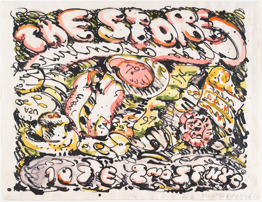 Claes Oldenburg. Store Poster. 1961