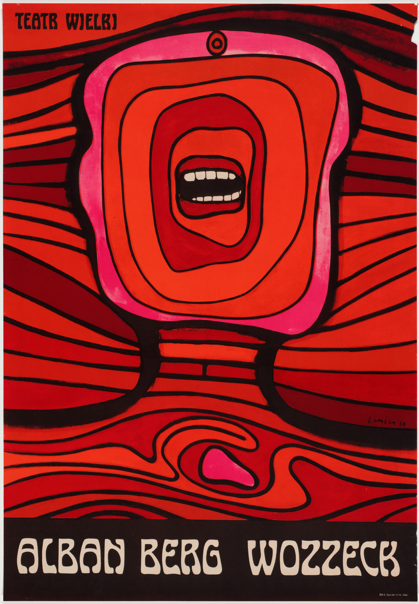 Jan Lenica. Teatr Wielki, Otello, Verdi. 1968 | MoMA