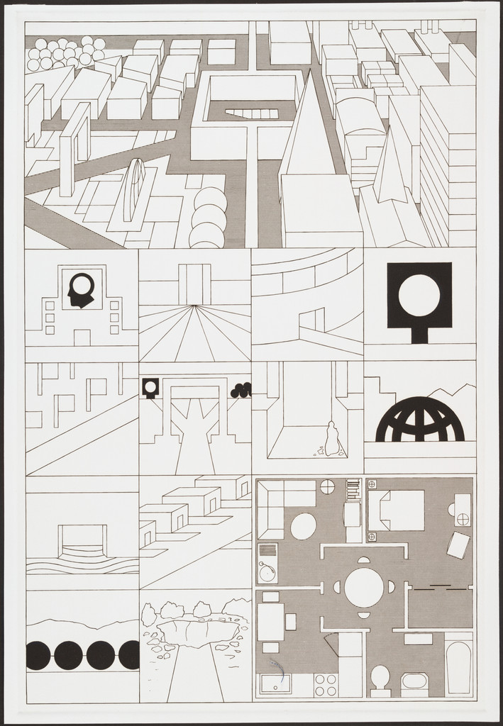 City Plan Model Perspective, plate 10 from Untitled