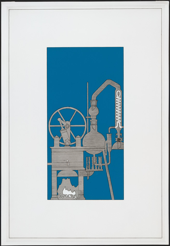 Steam Engine and Continuous Water Still (Connected), plate 11 from Untitled