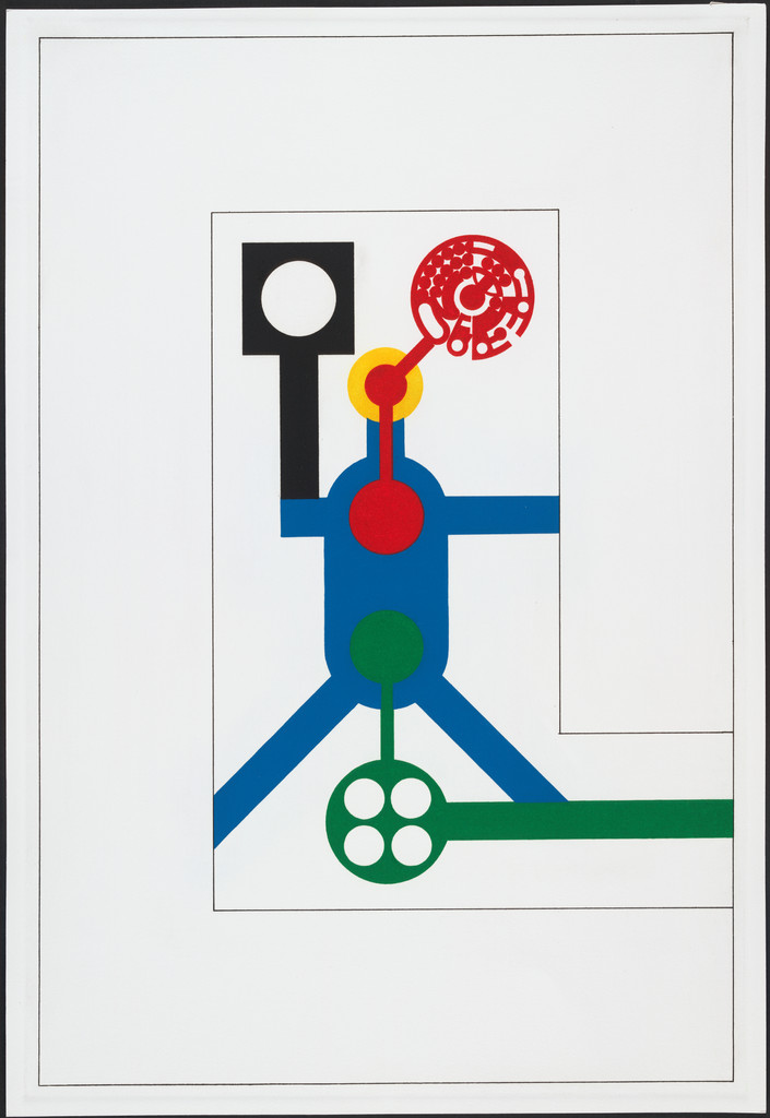 Subjective Anatomy, plate 12 from Untitled, Matt Mullican, 1988