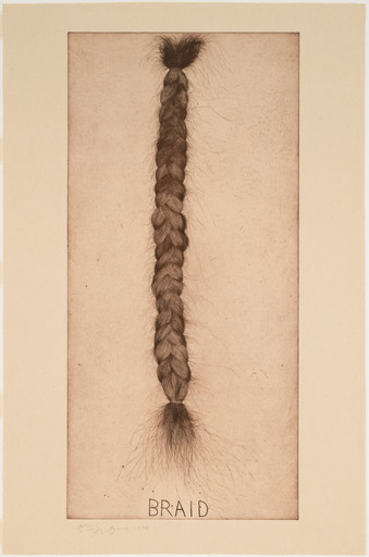Jim Dine. Braid. 1973