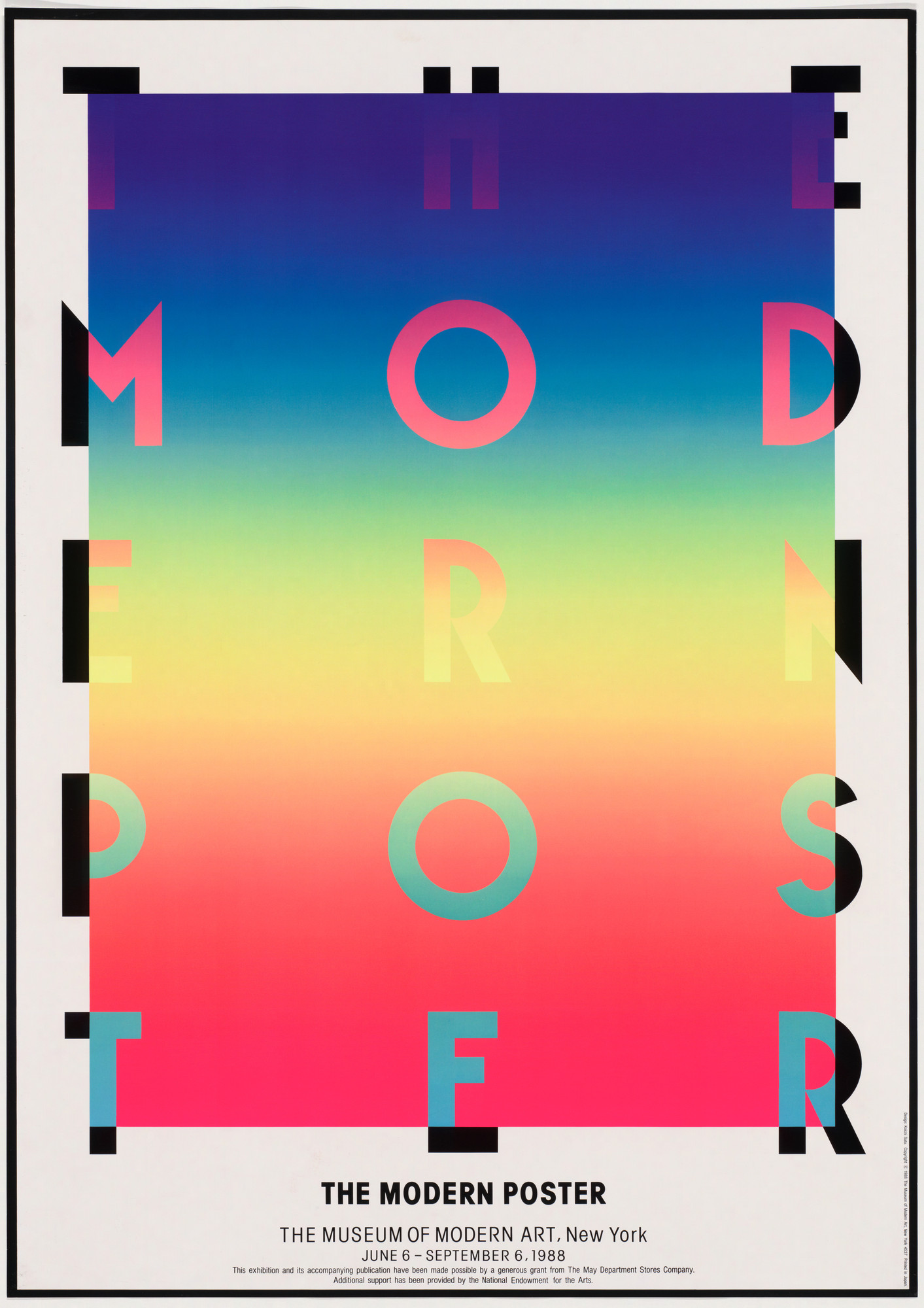 Koichi Sato. The Modern Poster, The Museum of Modern Art, New York